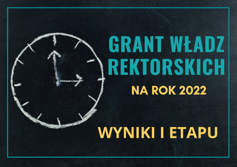 Grant Rektora na rok 2022 - wyniki I etapu