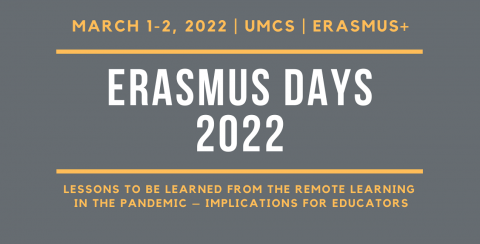 Erasmus Days 2022 informacja dla Pracowników