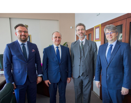 Ambasador Republiki Austrii odwiedził uczelnię