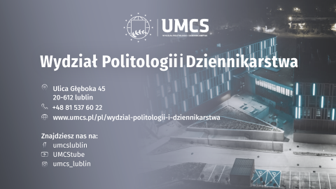 Webinary UMCS 2022 – Wydział Politologii i Dziennikarstwa 