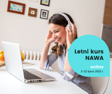 Letni kurs NAWA online 2-22 lipca - zapraszamy 