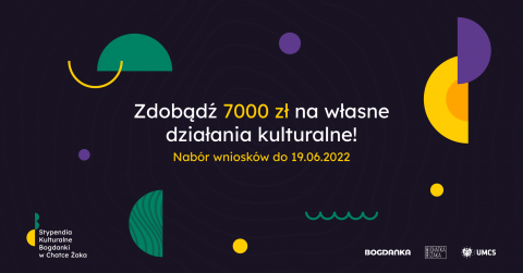 Stypendia Kulturalne Bogdanki w Chatce Żaka – czekamy na...