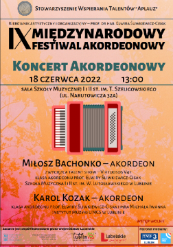 Zapraszamy na Koncert Akordeonowy