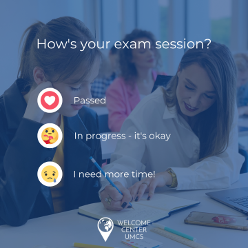 How is your exam session going? Cast your vote