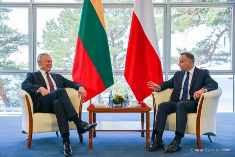 Konsultacje Prezydentów Polski i Litwy Andrzeja Dudy i...