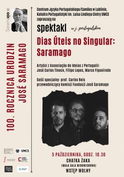  Redescobrir José Saramago – espetáculo no 100.º...