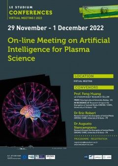 On-line Meeting on Artificial Intelligence for Plasma...