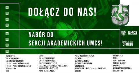 Dołącz do AZS UMCS Lublin