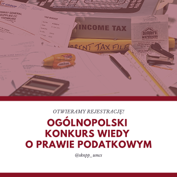 Ogólnopolski Konkurs Wiedzy o Prawie Podatkowym