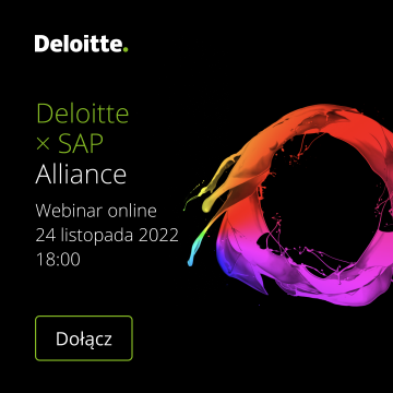 Webinar Deloitte x SAP (24.11, godzina 18:00)