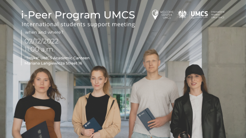 i-Peer Program UMCS - International students support meeting