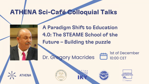  Dr. Gregory Macrides in ATHENA Sci-Café Colloquial Talks