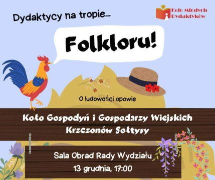 "Dydaktycy na tropie… Folkloru!" - SPOTKANIE...