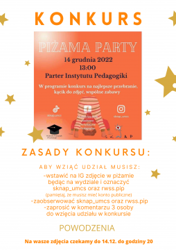 14.12.2022 Piżama party