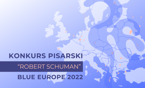 Konkurs pisarski „Robert Schuman” Blue Europe 2022