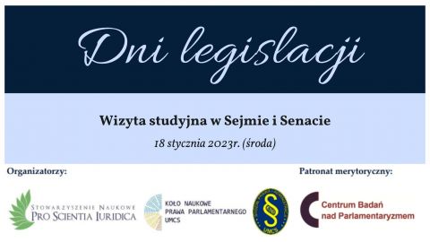Dni Legislacji: Wyjazd studyjny do Sejmu i Senatu