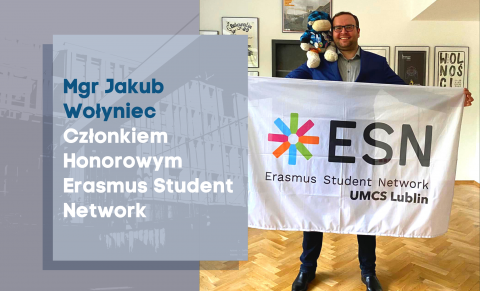 Doktorant Członkiem Honorowym Erasmus Student Network