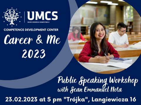 Career and Me 2023 - Public Speaking Workshop