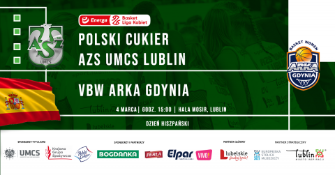 Mecz koszykarek Polski Cukier AZS UMCS Lublin i VBW Arka...