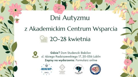 Dni Autyzmu - warsztaty (20-28.04.)