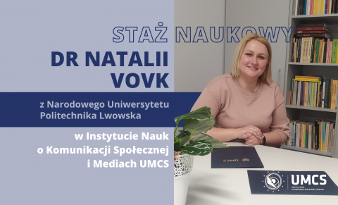 Staż naukowy dr Natalii Vovk (Narodowy Uniwersytet...