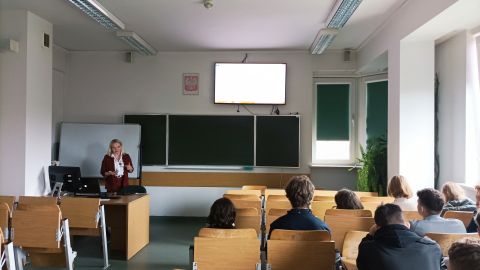 Gry językowe z uczniami XIX LO w Lublinie