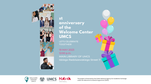 Celebrate with us the 1st year of the UMCS Welcome...