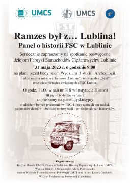 Ramzes był z… Lublina! Panel o historii Fabryki...
