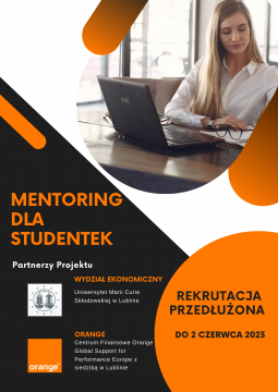 Rekrutacja do projektu „Mentoring dla Studentek”...