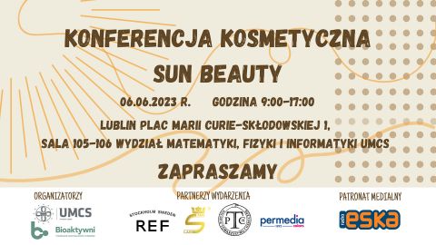 Konferencja Kosmetyczna Sun Beauty 06.06.2023 – program...