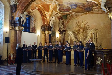 Występ chóru na Uniwersytecie Wrocławskim