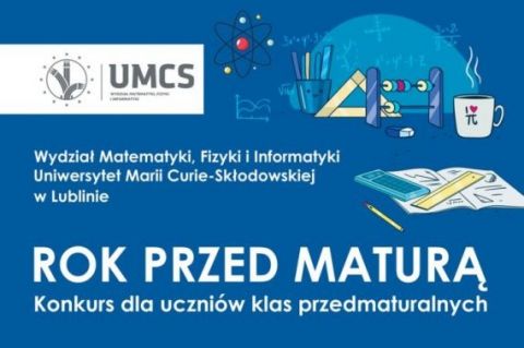 Finał konkursu „Rok przed Maturą” - zaproszenie