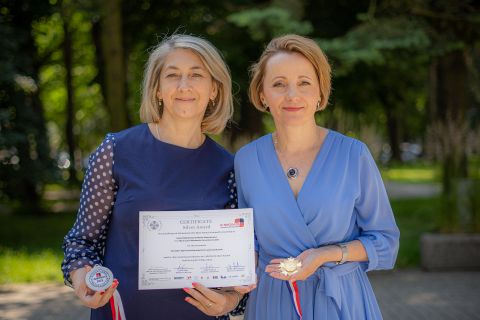 Srebrny medal dla prof. Beaty Podkościelnej i prof....