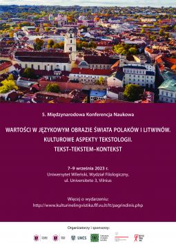 Wartości w językowym obrazie świata Polaków i Litwinów -...