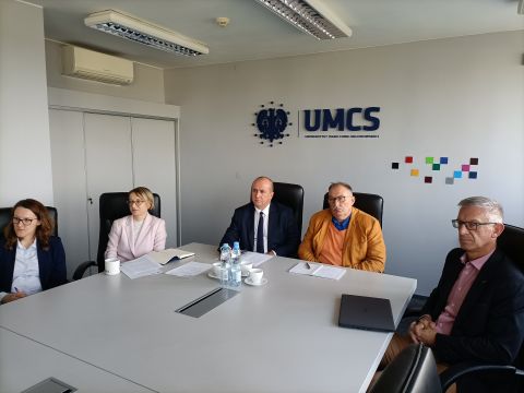 Spotkanie online Władz UMCS z Przedstawicielami...