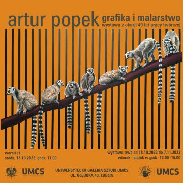 Opening of an exhibition of prof. Artur Popek's...