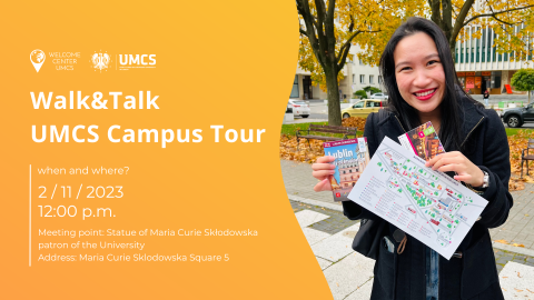 Walk&amp;Talk - UMCS Campus Tour 2023