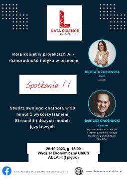 Zaproszenie na Data Science Lublin