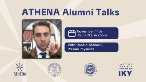 ATHENA Alumni Talks – Donaldi Mancelli, Plasma Physicist