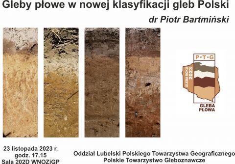 „Gleby płowe w nowej klasyfikacji gleb Polski” - odczyt...
