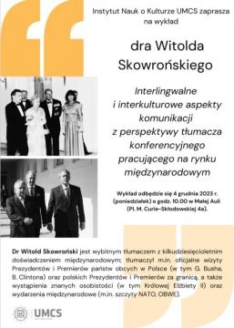 Spotkanie z "Tłumaczem Prezydentów" Witoldem...