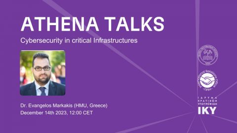 ATHENA Talk - Cybersecurity in critical Infrastructures