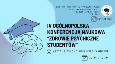 Zdrowie psychiczne studentów | IV Ogólnopolska...