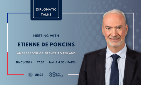 Diplomatic talks with the French Ambassador to Poland,...