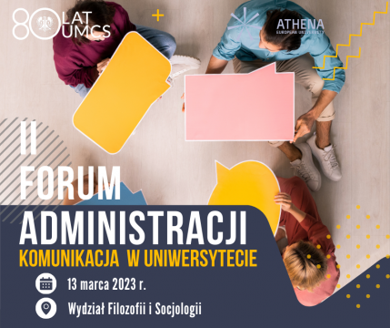 II Forum Administracji UMCS - zapisy na warsztaty