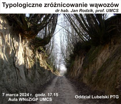 Typological Diversity of Gullies - Lecture Invitation
