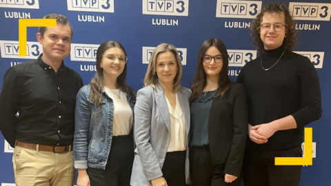 "Kwadrans akademicki" na antenie TVP Lublin