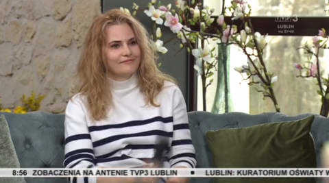 Prof. Katarzyna Marzęda-Młynarska w TVP3 Lublin