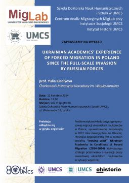 Ukrainian academics’ experience of forced migration in...