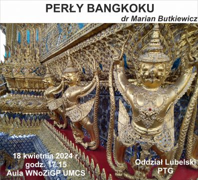 "Perły Bangkoku" - prelekcja